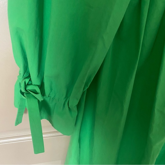 MSGM Apple Green Ruffle Midi Dress IT 38 or US 2 - Picture 6 of 8